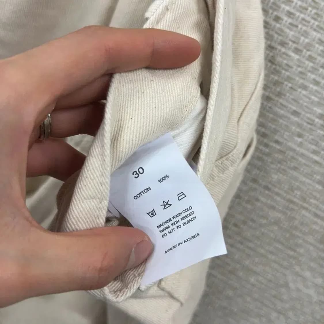 인스턴트데님 캐주얼 코튼팬츠 면바지 30인치 D09281 상품이미지5
