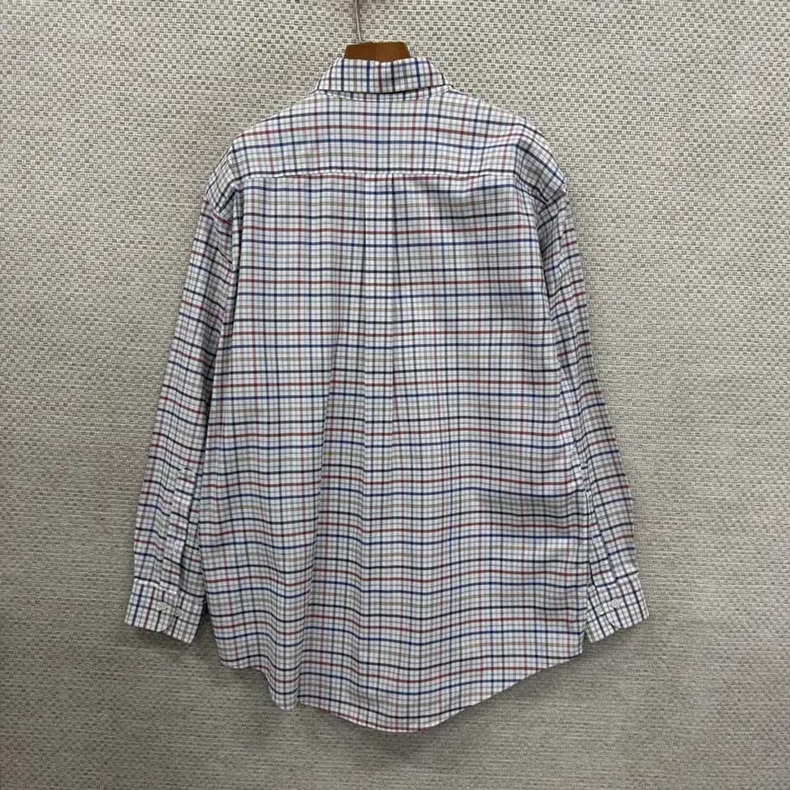 브룩스 브라더스 캐주얼 오버핏 체크 셔츠 95 D09263 상품이미지2