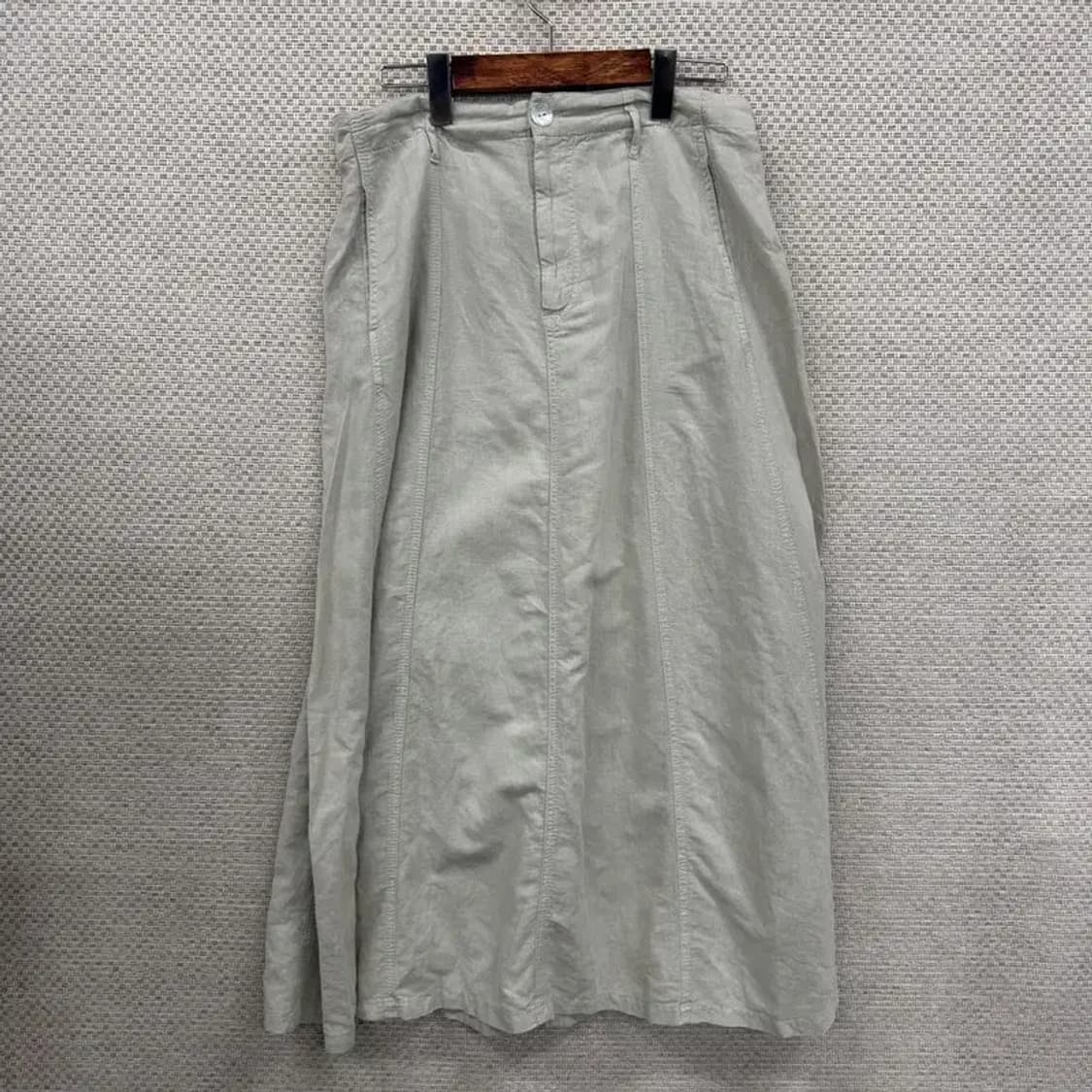 자라 ZARA 캐주얼 린넨 롱 스커트 30인치 D09399 상품이미지1