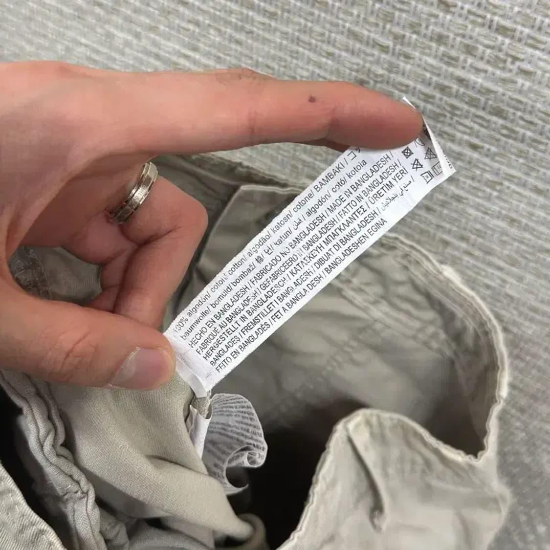 자라 ZARA 스트릿 카고팬츠 면바지 24인치 D09411 상품이미지4