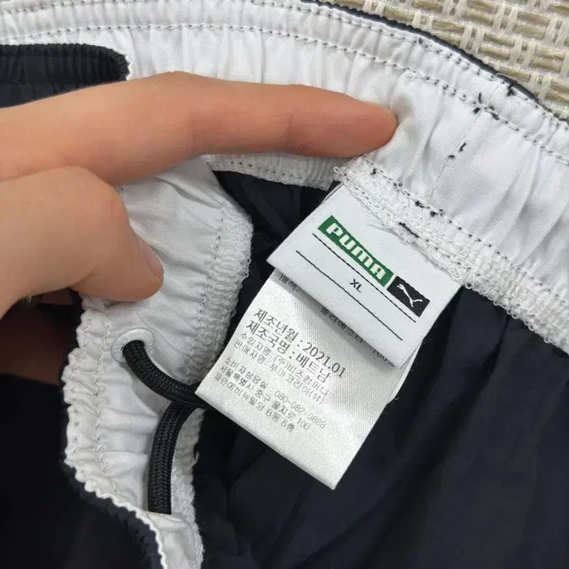 푸마 프린팅로고 트레이닝 츄리닝 반바지 XL D09488 상품이미지3