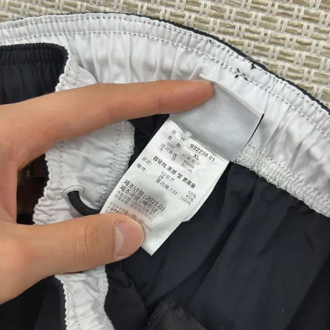 푸마 프린팅로고 트레이닝 츄리닝 반바지 XL D09488 상품이미지4