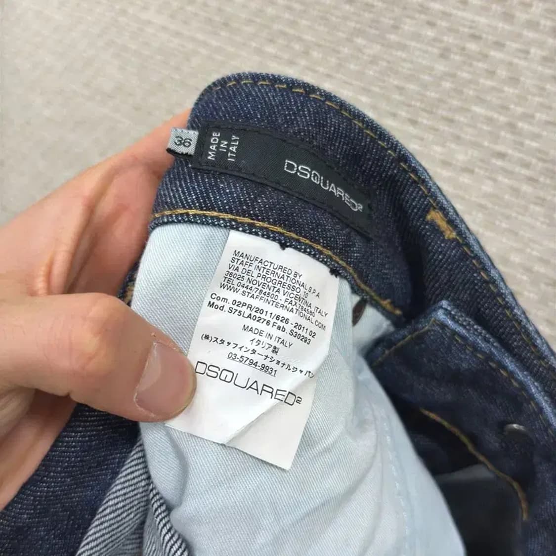 디스퀘어드2 빈티지 데님팬츠 청바지 36 D09573 상품이미지4