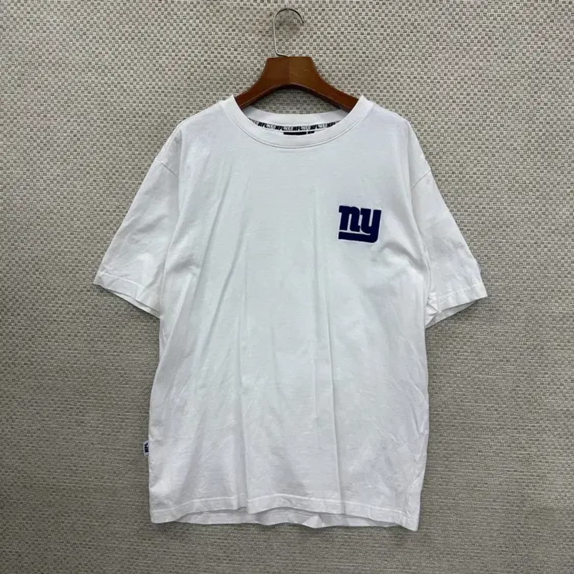 NFL 뉴욕 자이언츠 백로고 반팔티 100 D09543 상품이미지1