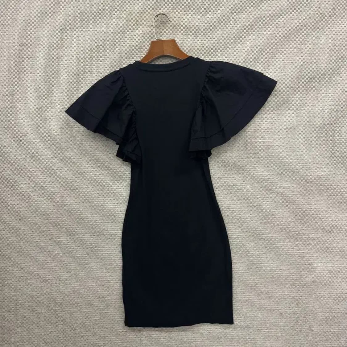 자라 ZARA 블랙 셔링 원피스 85 D09636 상품이미지2