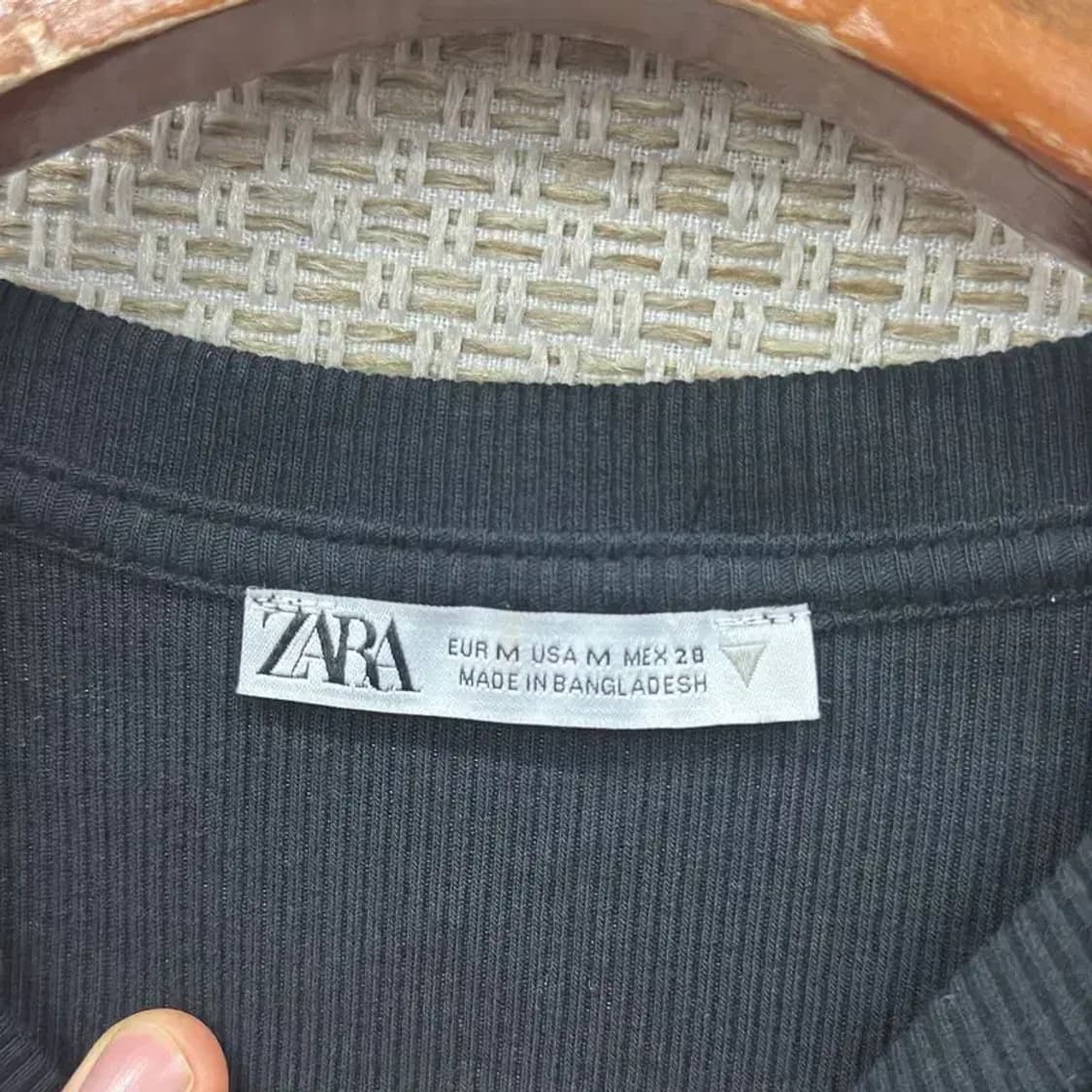 자라 ZARA 블랙 셔링 원피스 85 D09636 상품이미지3