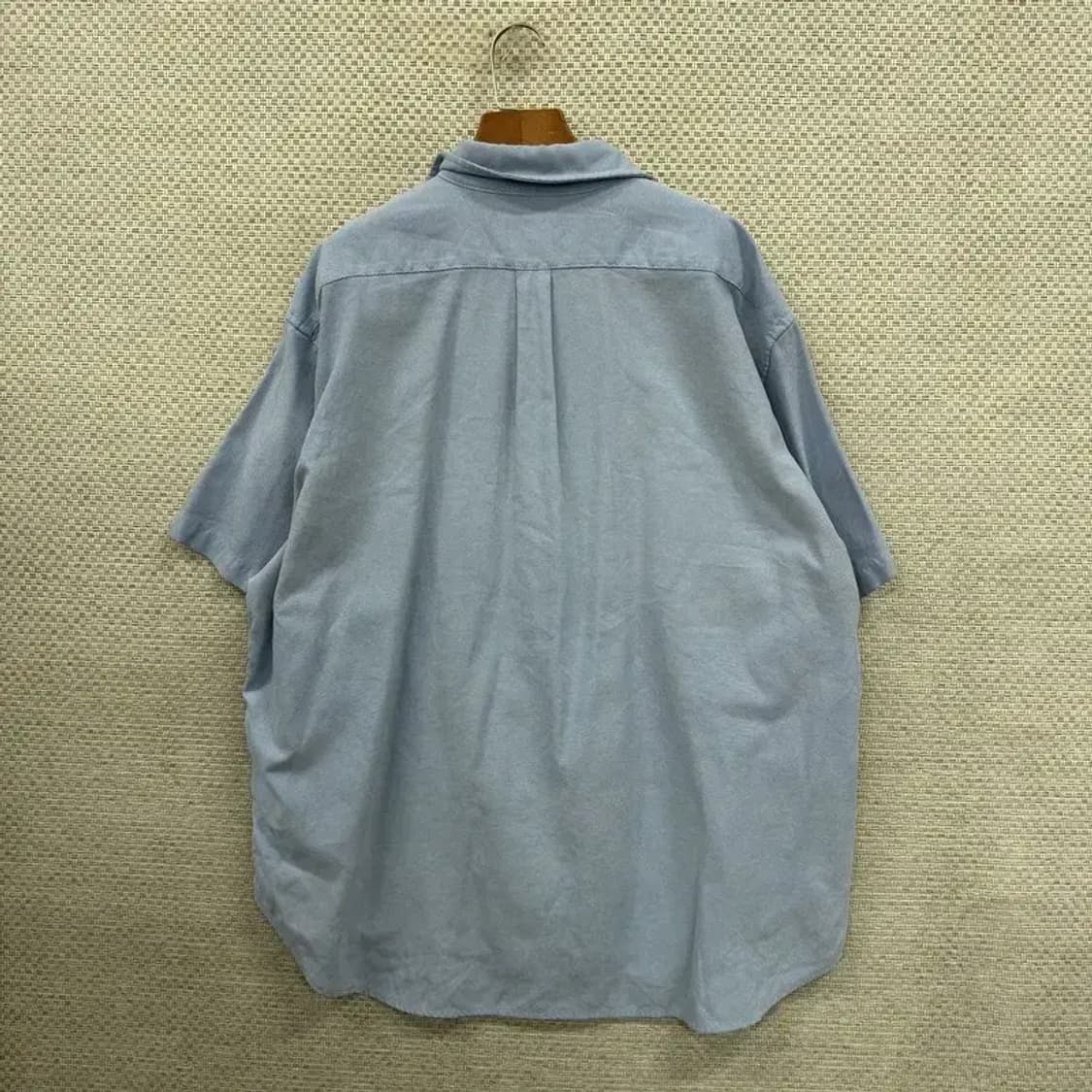 라퍼지스토어 블루 오버핏 반팔셔츠 105 D09647 상품이미지2
