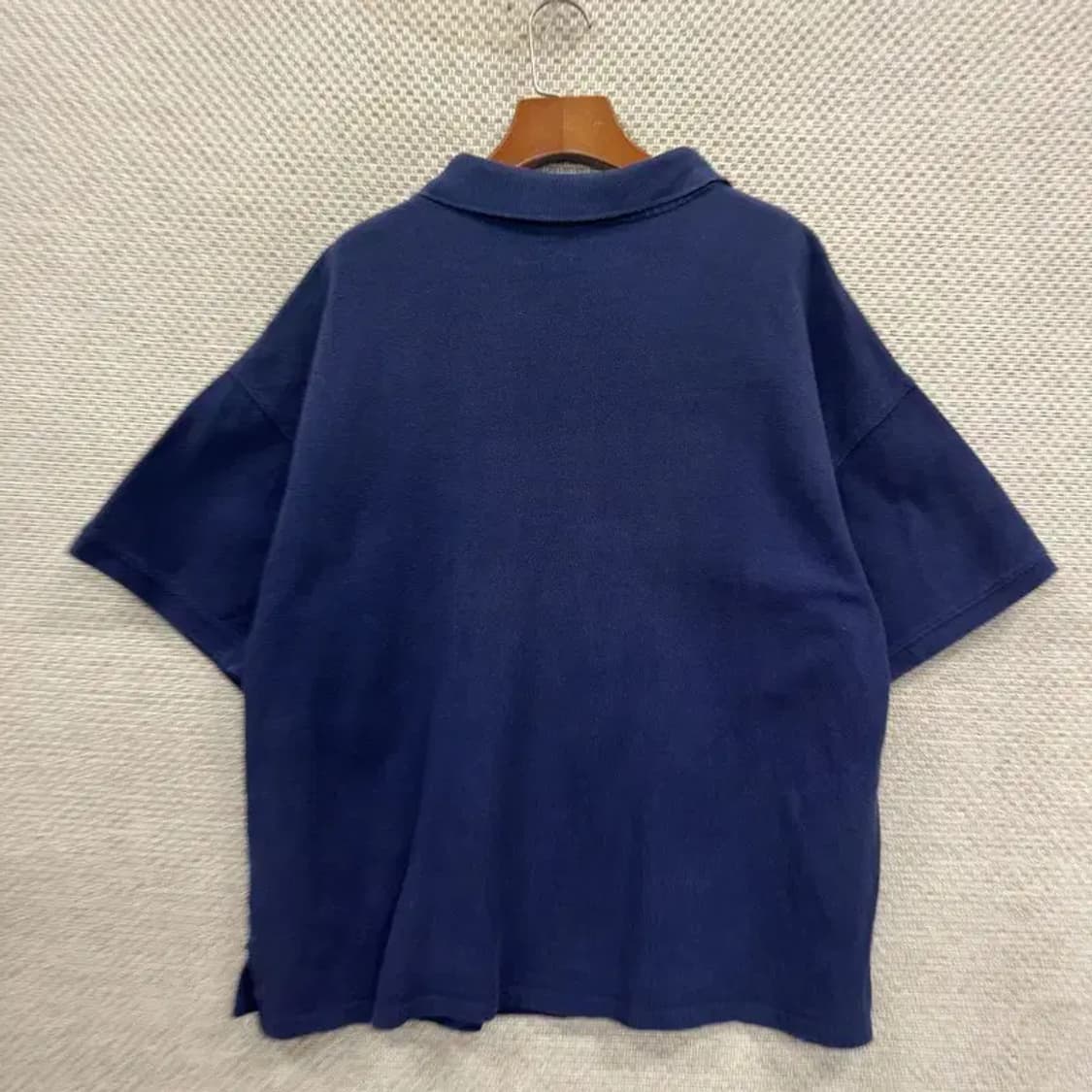 스타터 네이비 오버핏 반팔카라티 105 D09631 상품이미지2