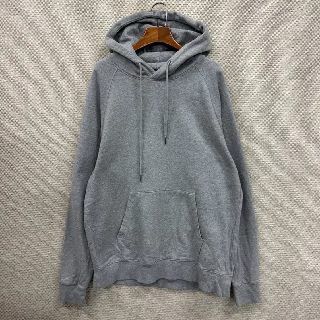무신사스탠다드 그레이 무지 후드티 105 D09723 상품이미지1