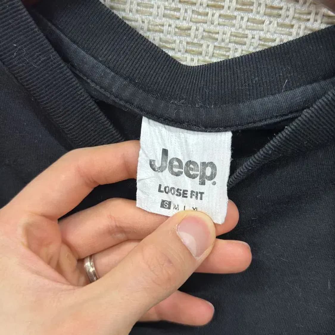 지프 JEEP 블랙 반팔티 90 D09705 상품이미지3