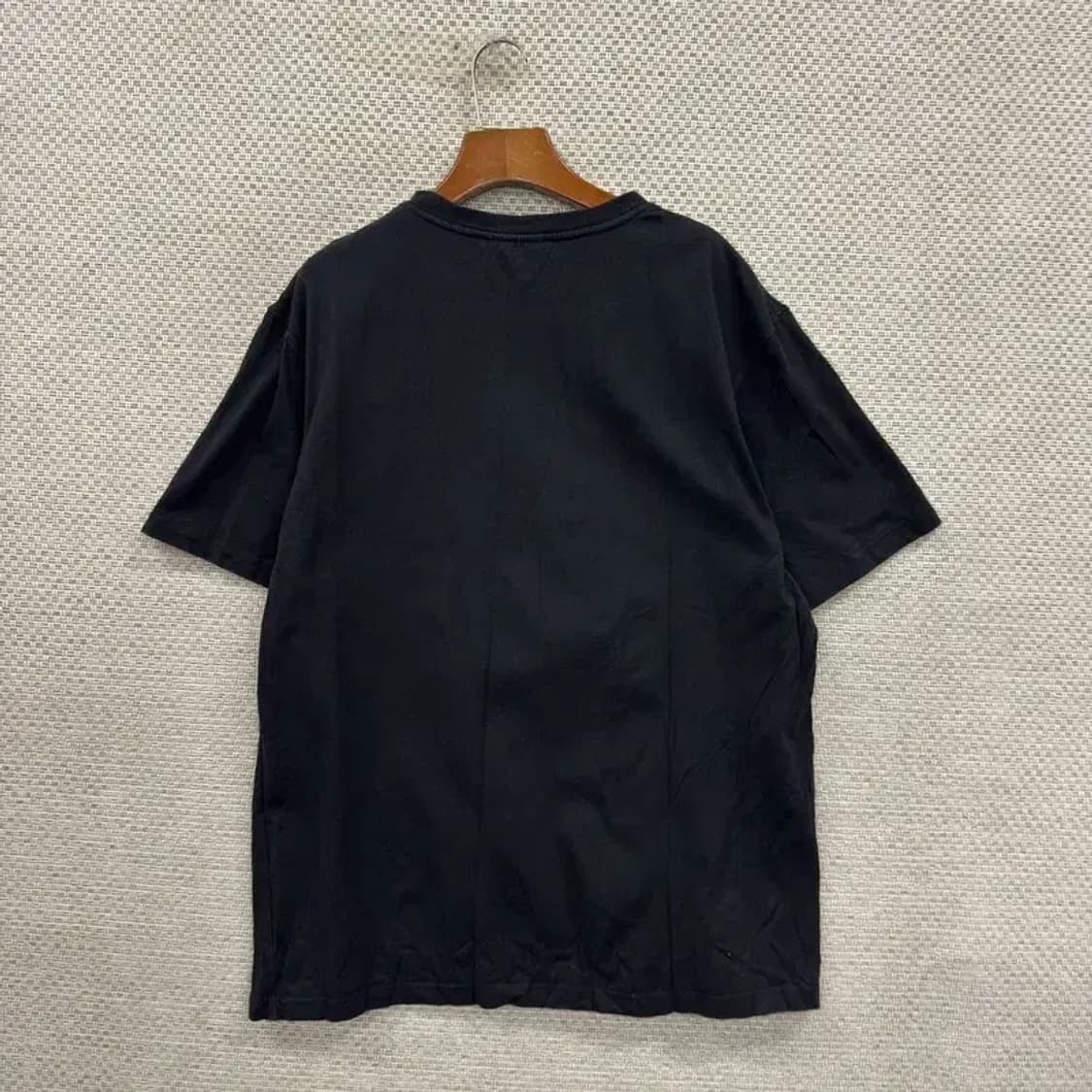리복 블랙 빅로고 캐주얼 반팔티 105 D09712 상품이미지2