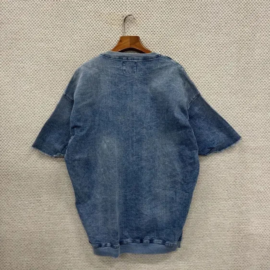 자라 ZARA 데님 반팔 맨투맨 105 D09789 상품이미지2