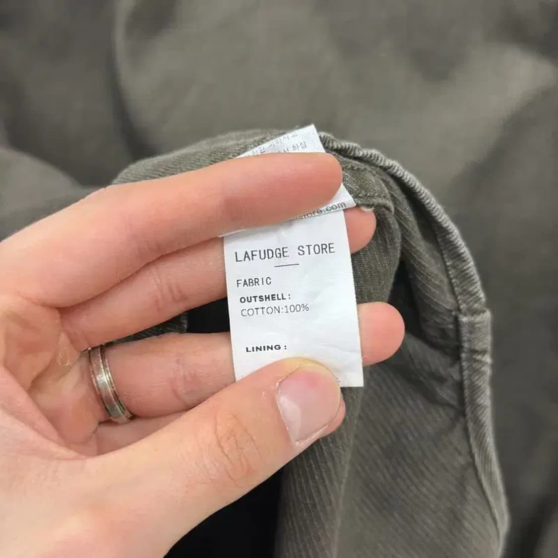 라퍼지스토어 빈티지 투포켓 오버핏 셔츠 105 D09947 상품이미지4