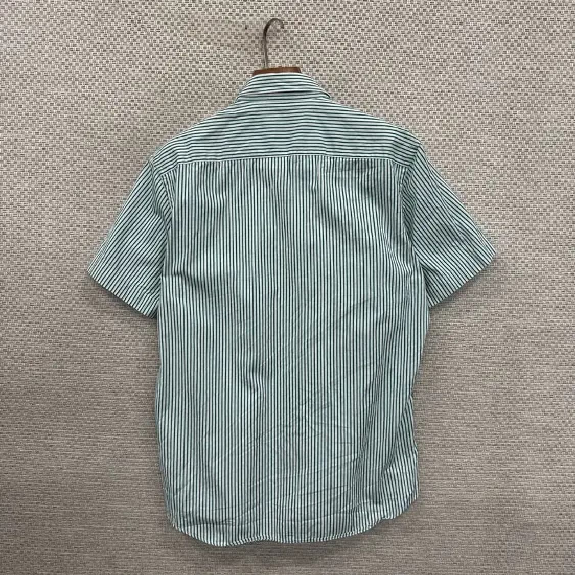 빈폴 빈티지 자수로고 스트라이프 반팔 셔츠 100 D09961 상품이미지2