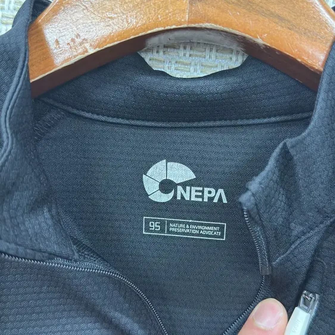 네파 아웃도어 자수로고 기능성 반집업 긴팔티 95 D10047 상품이미지3