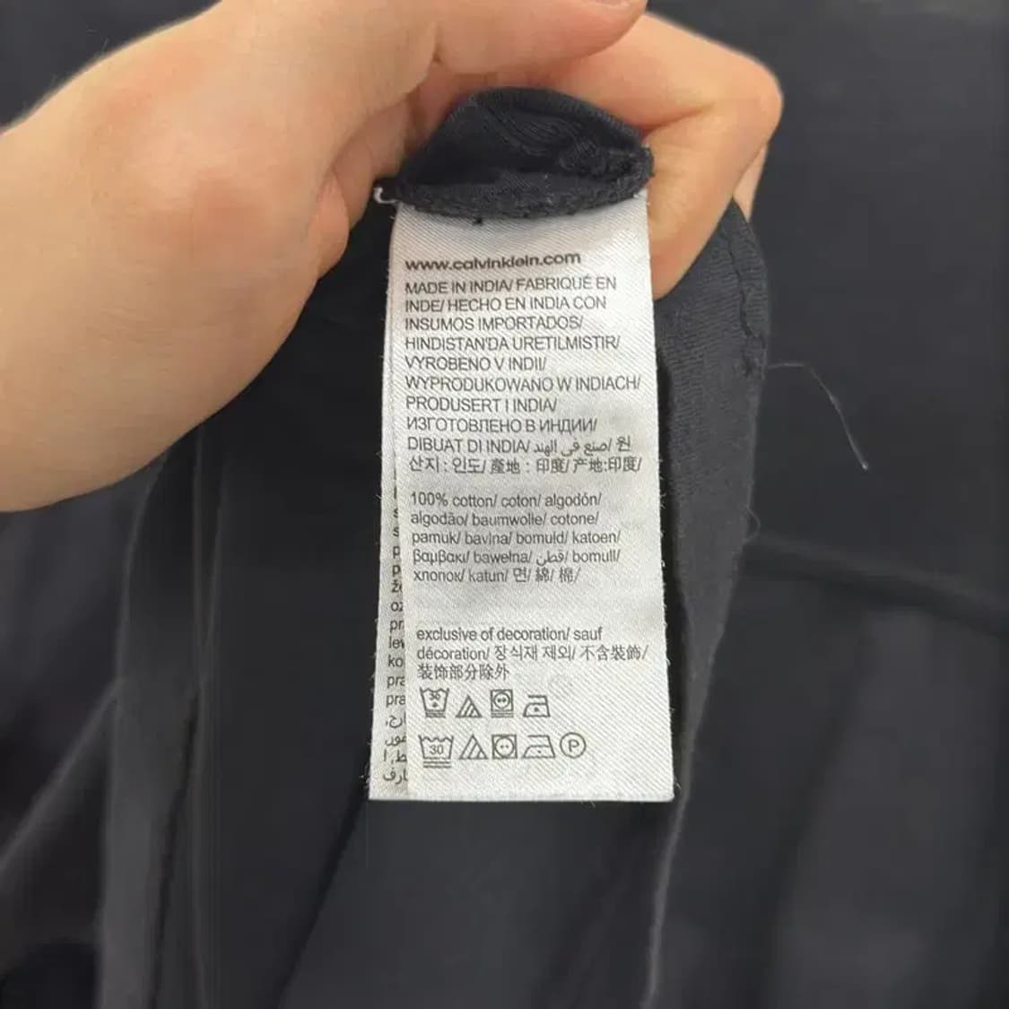 캘빈클라인 패치로고 캐주얼 반팔티 100 D10053 상품이미지4