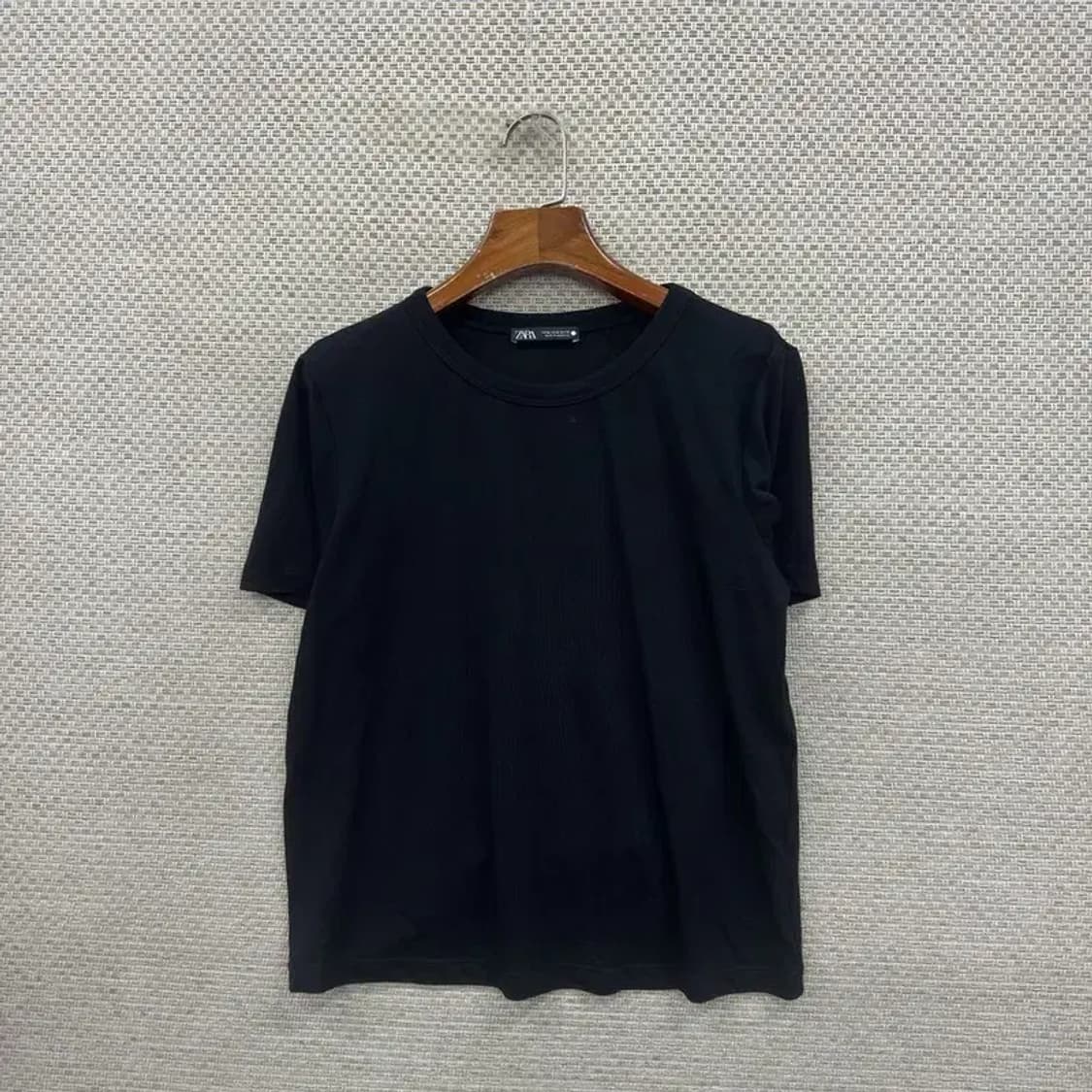 자라 ZARA 캐주얼 모달 숏 반팔티 95 D10104 상품이미지1