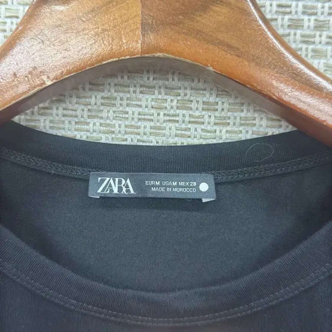 자라 ZARA 캐주얼 모달 숏 반팔티 95 D10104 상품이미지3