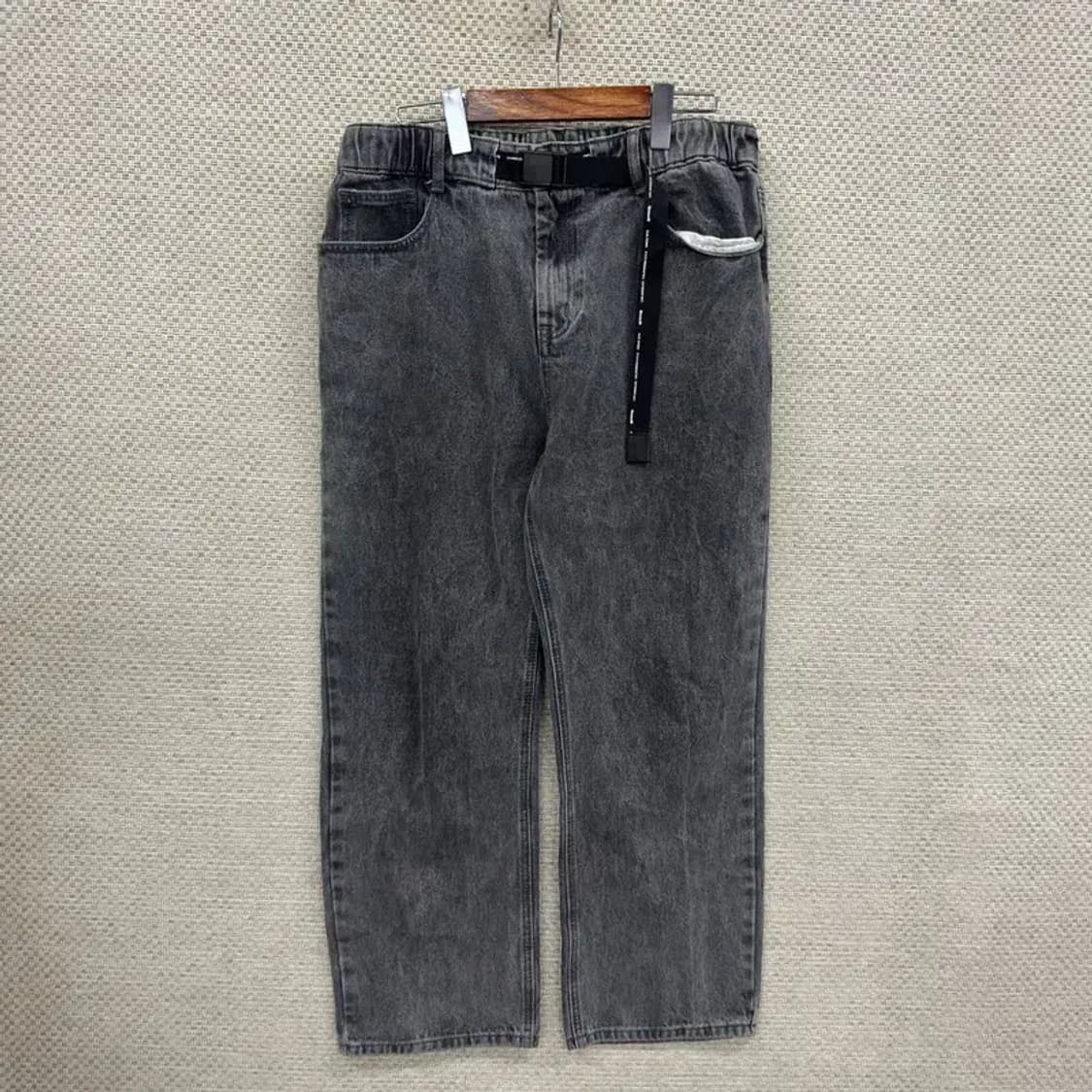 아웃도어프로덕츠 벨티드 밴딩 그레이진 청바지 L D10140 상품이미지1