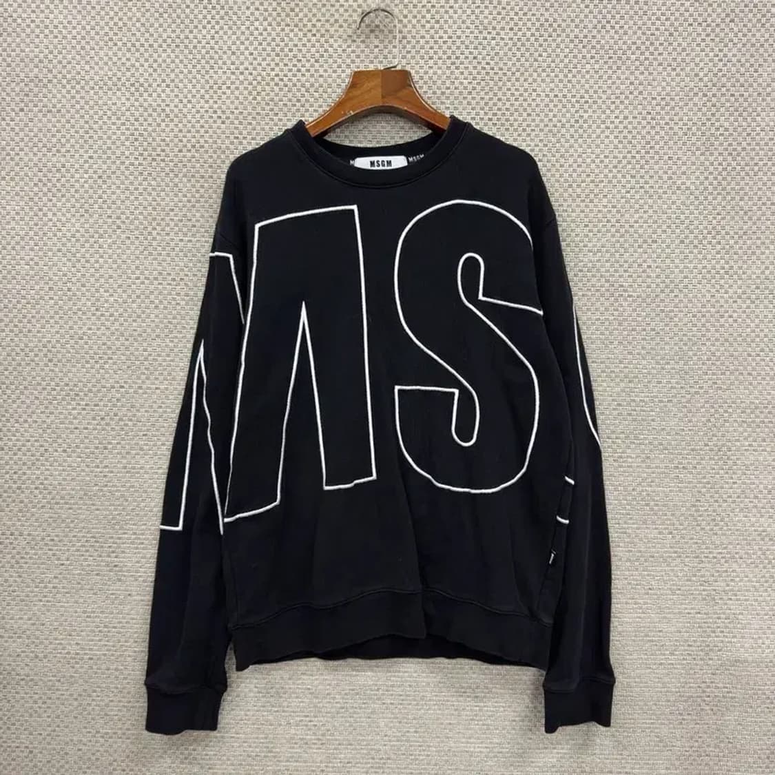 엠에스지엠 MSGM 자수로고 스웻셔츠 맨투맨 100 D10204 상품이미지1