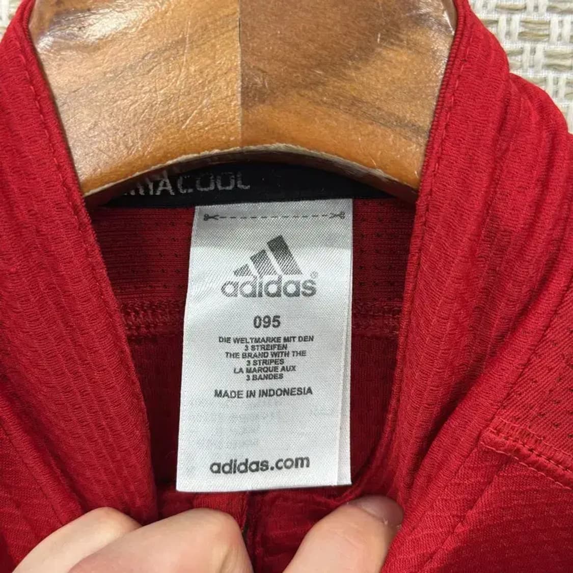 아디다스 삼선로고 반집업 져지 긴팔티 95 D10344 상품이미지3
