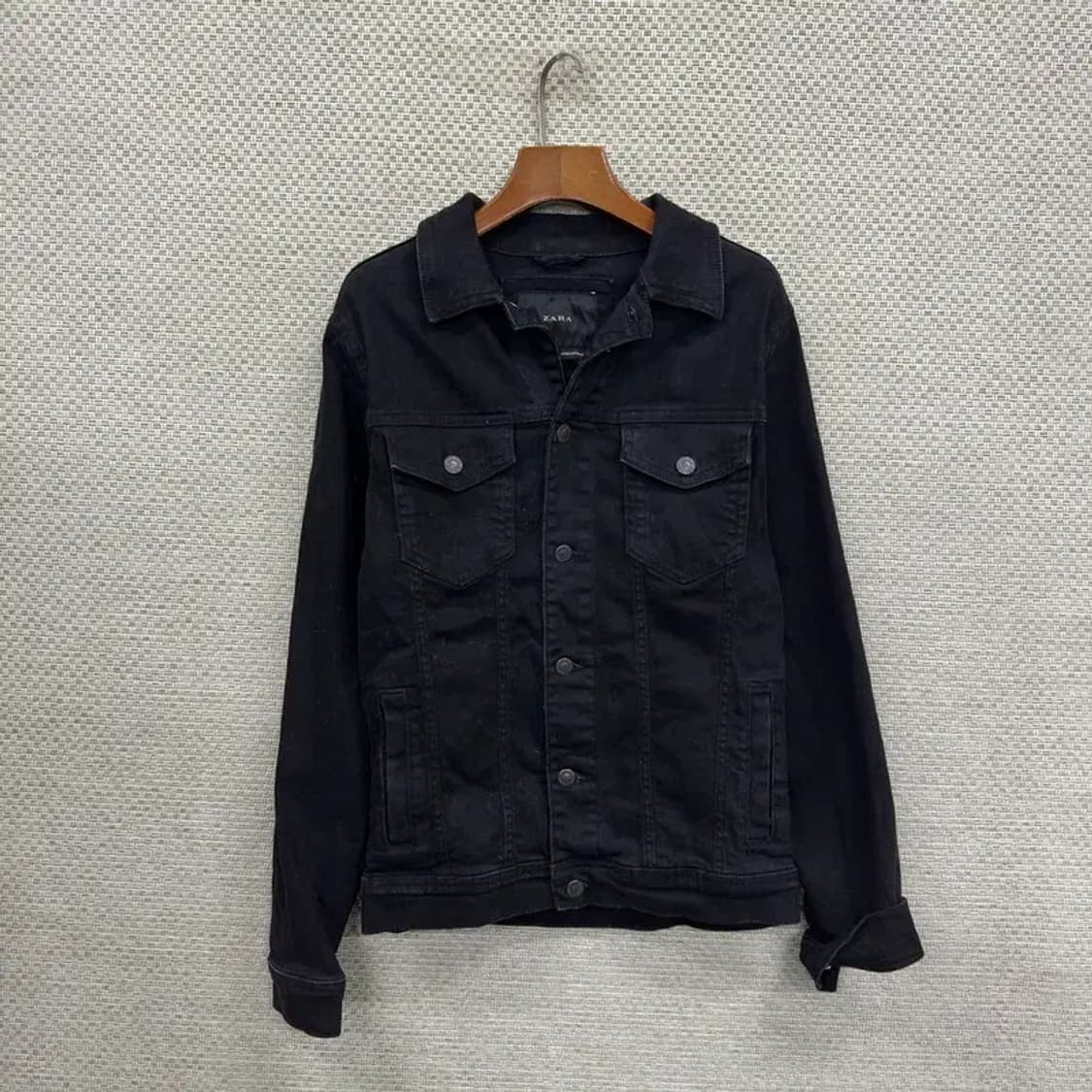 자라 ZARA 캐주얼 데님 흑청자켓 85 D10363 상품이미지1
