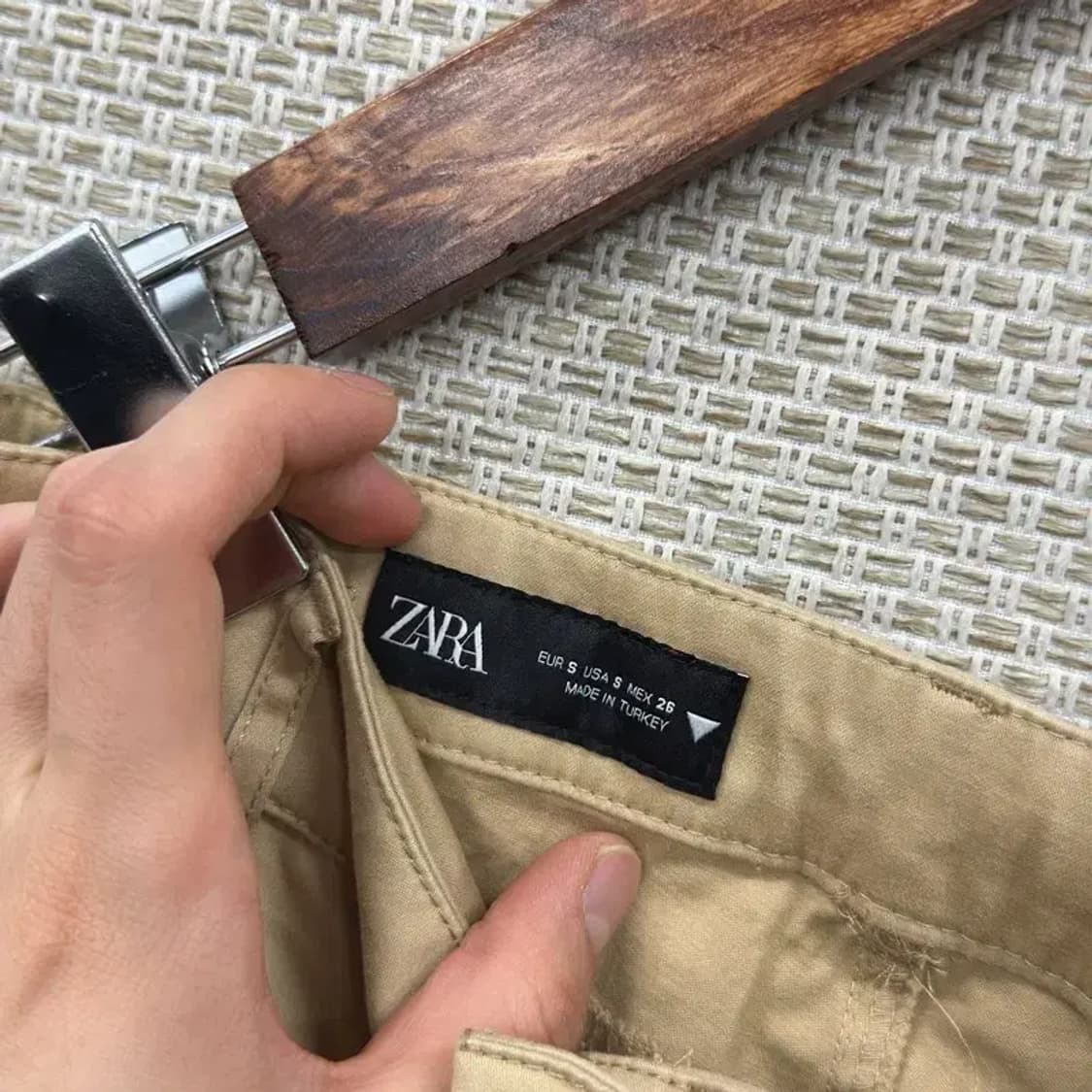 자라 ZARA 부츠컷 코튼팬츠 면바지 26인치 D10371 상품이미지3
