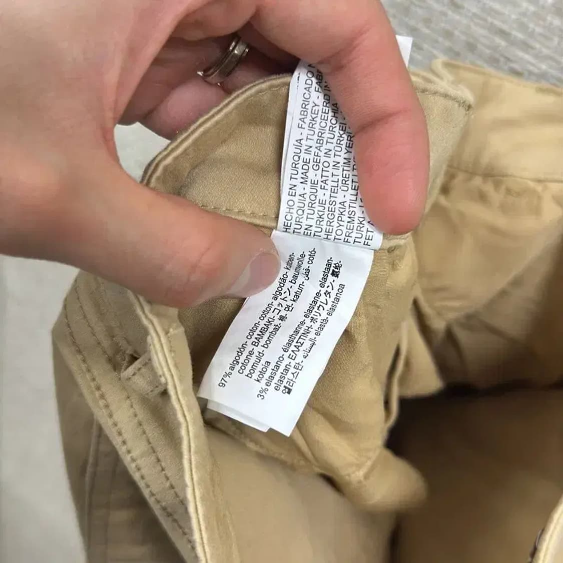 자라 ZARA 부츠컷 코튼팬츠 면바지 26인치 D10371 상품이미지4