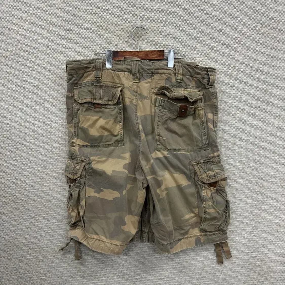 아베크롬비 빈티지 밀리터리 카모 카고 반바지 XL D10377 상품이미지2