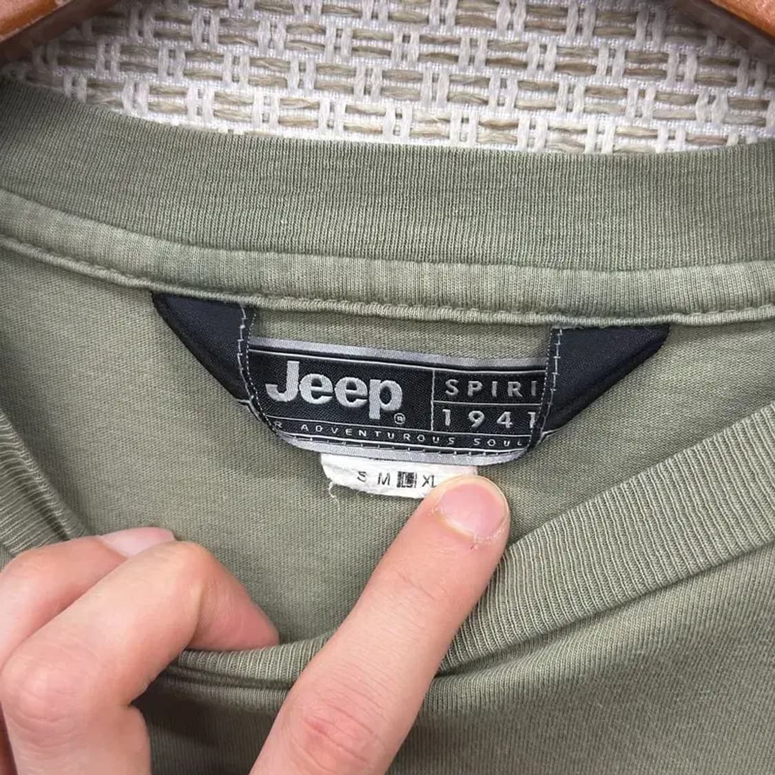 지프 JEEP 빅로고 캐주얼 반팔티 100 D10350 상품이미지3