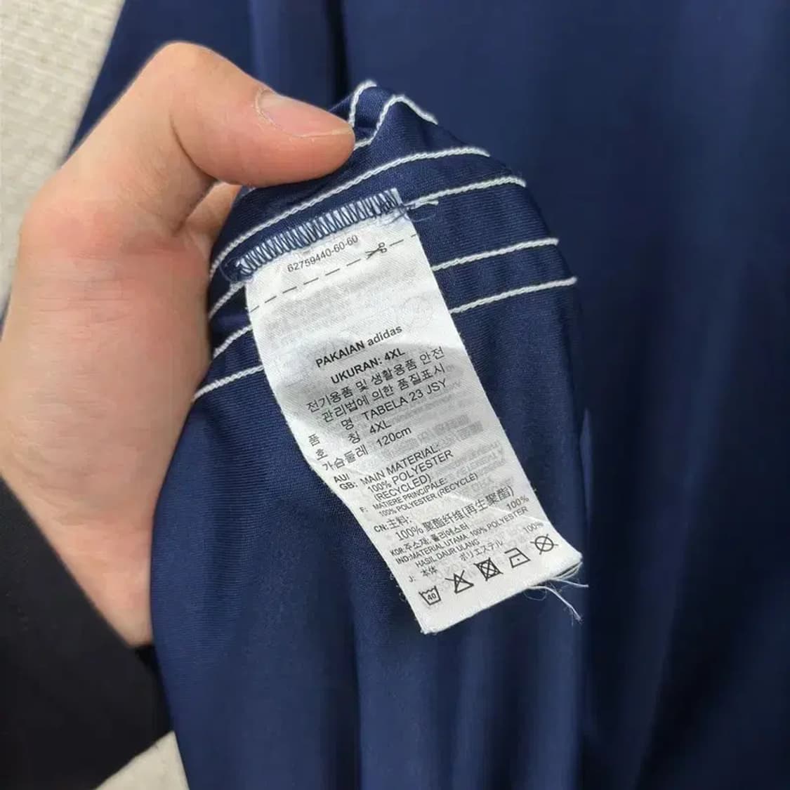 아디다스 삼선로고 기능성 반팔티 105 D10368 상품이미지4