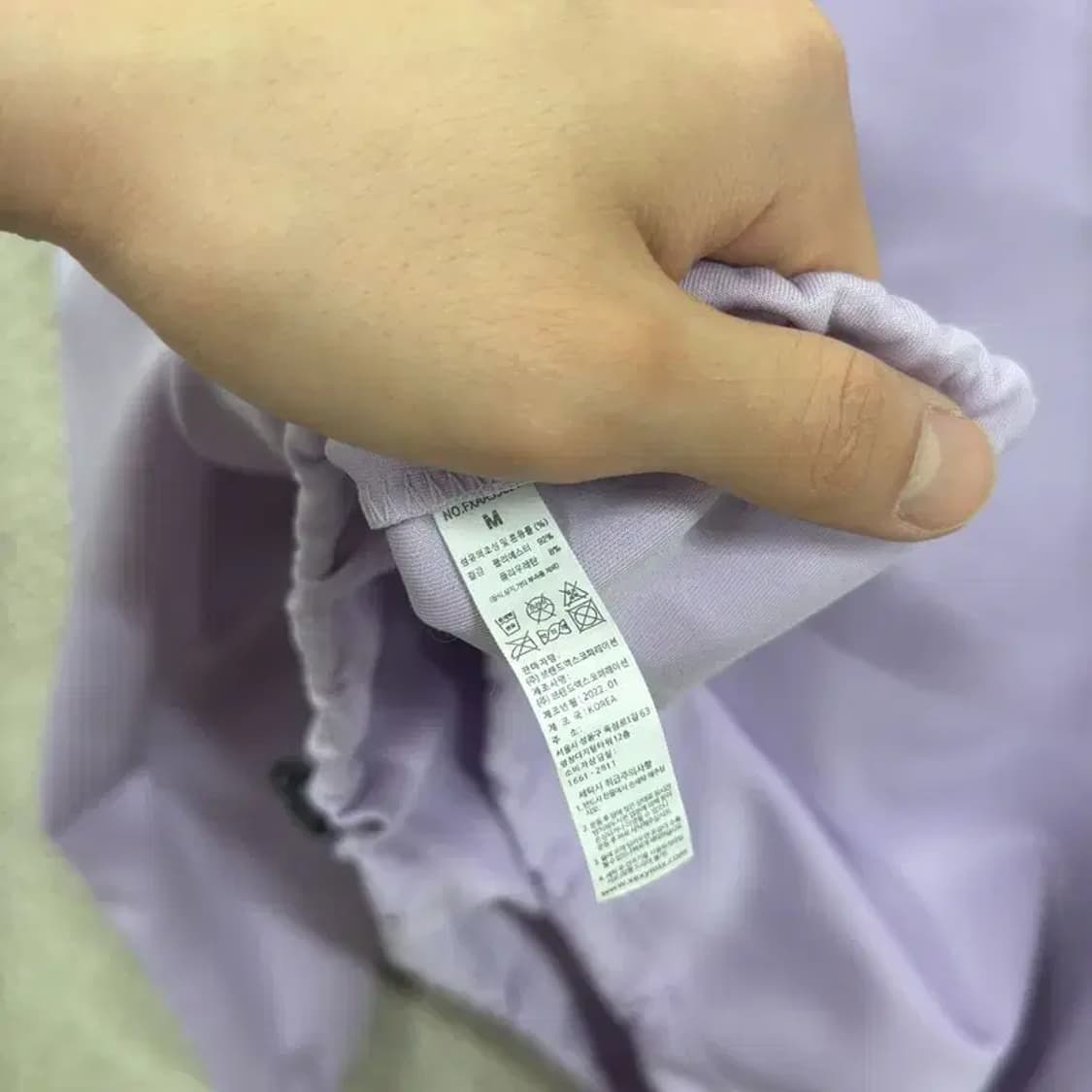 젝시믹스 자수로고 오버핏 크롭 반집업 스웻셔츠 맨투맨 105 D10427 상품이미지4