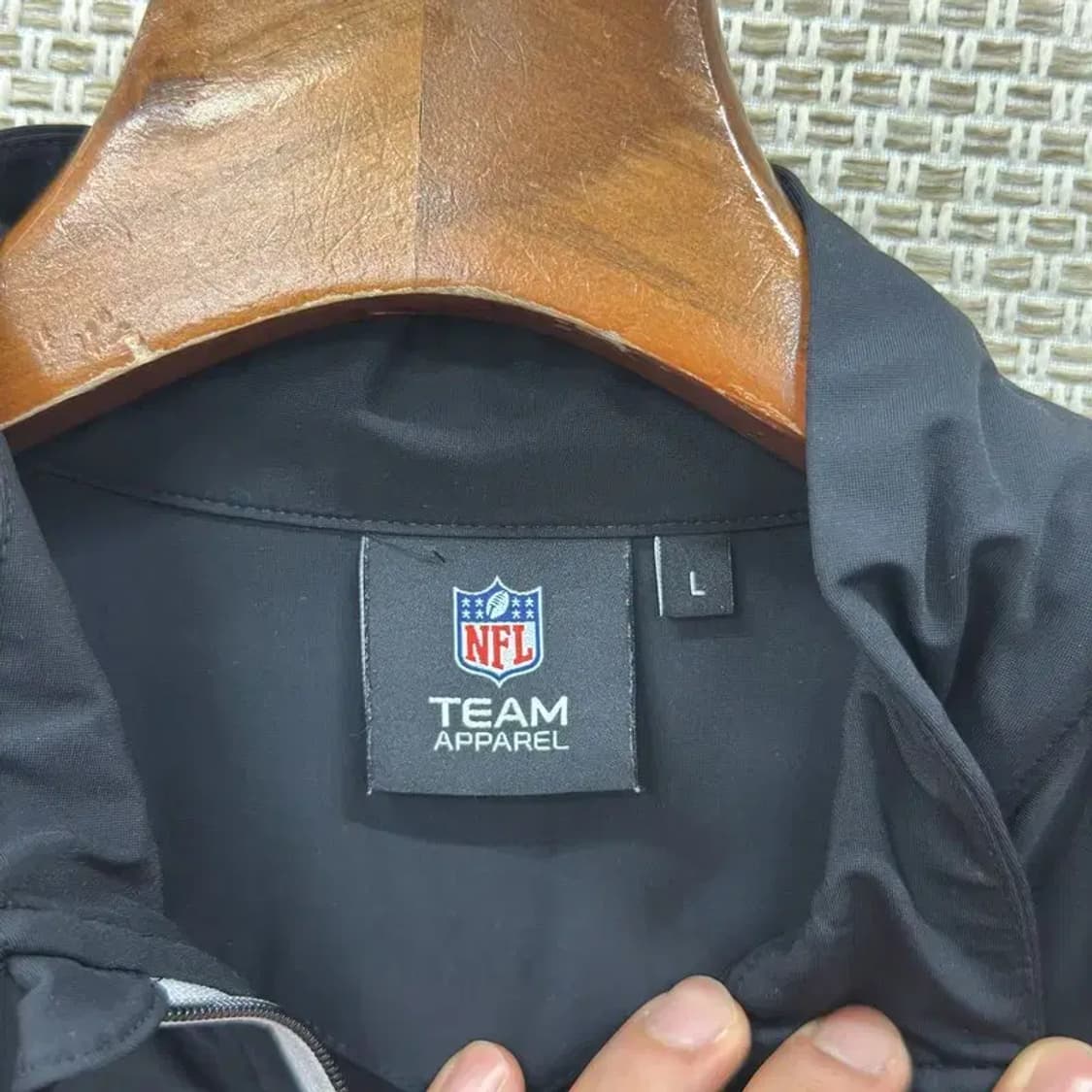 NFL 프린팅로고 오버핏 트랙탑 져지 집업 100 D10438 상품이미지3