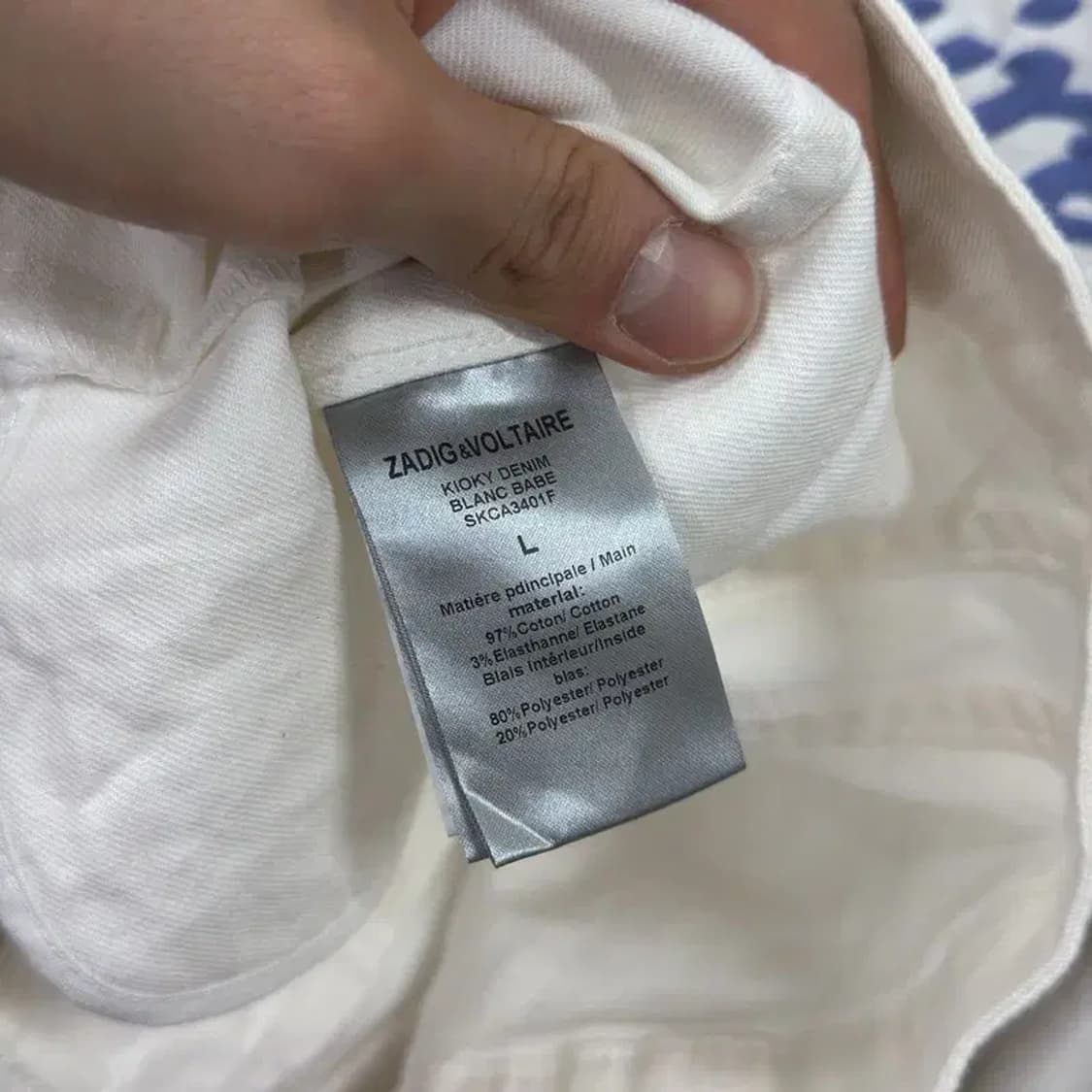 쟈딕앤볼테르 캐주얼 여성 트러커 자켓 85 D10514 상품이미지4