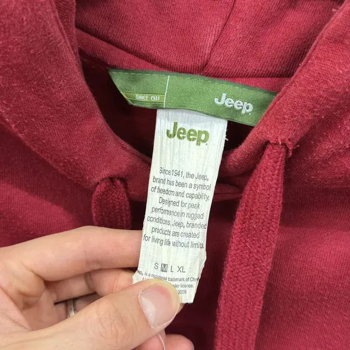 지프 JEEP 프린팅로고 캐주얼 약기모 후드티 95 D10517 상품이미지3