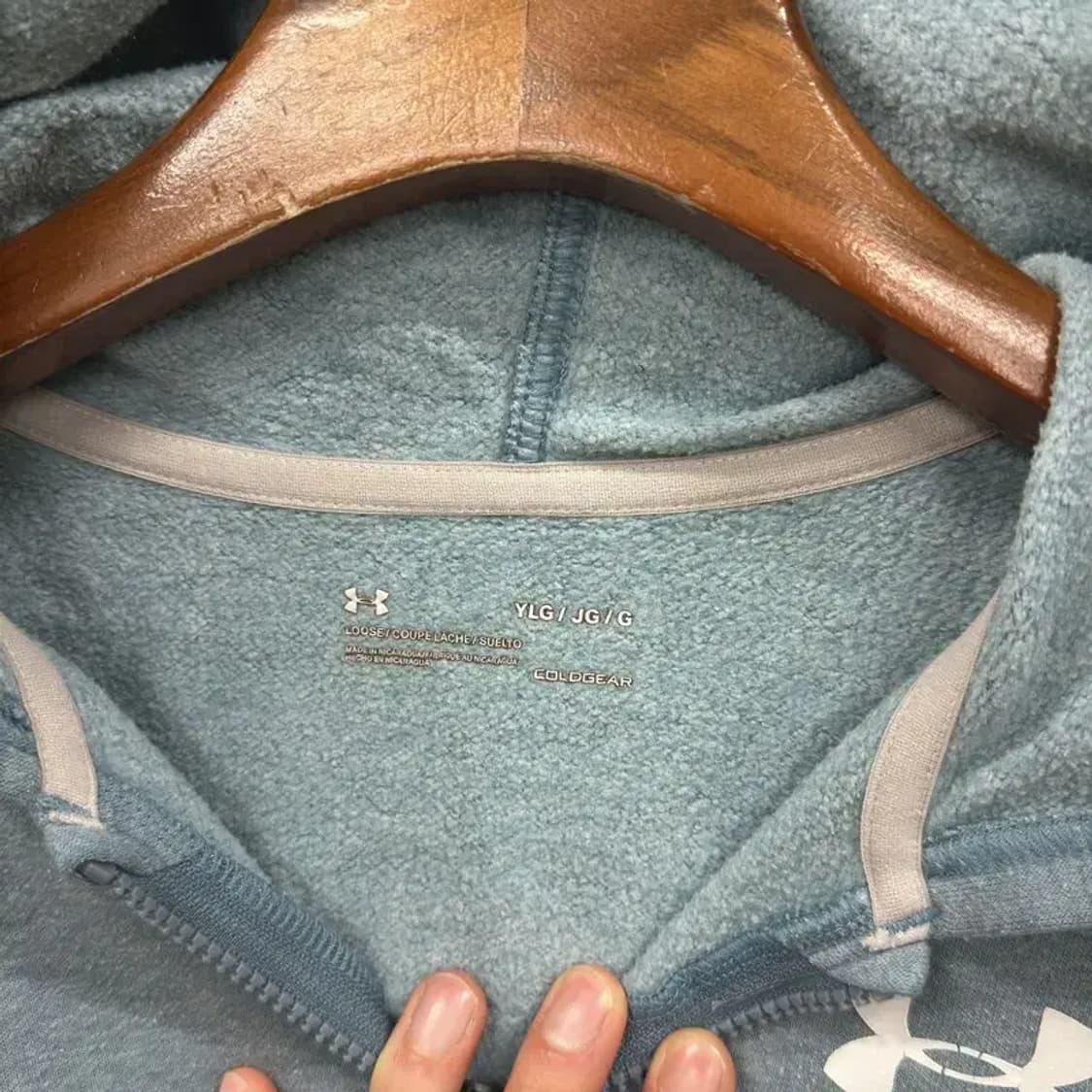 언더아머 운동 약기모 여자 후드집업 90 D10630 상품이미지3
