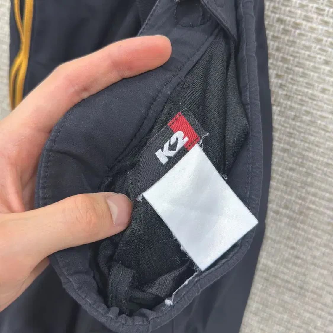 K2 등산 아웃도어 기능성 블랙 등산바지 31인치 D10656 상품이미지3