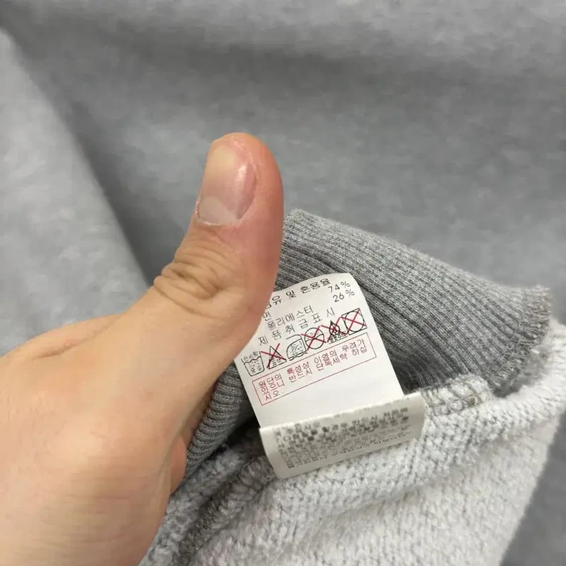 디스커버리 프린팅로고 캐주얼 약기모 스웻셔츠 맨투맨 85 D10708 상품이미지4