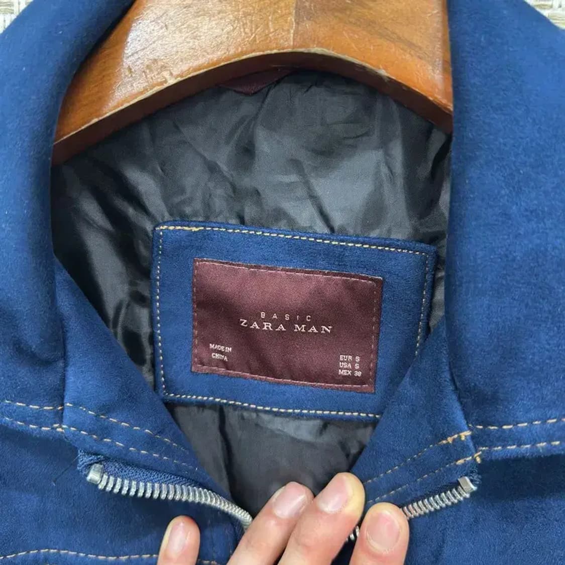 자라 ZARA 캐주얼 스웨이드 자켓 90 D10788 상품이미지3