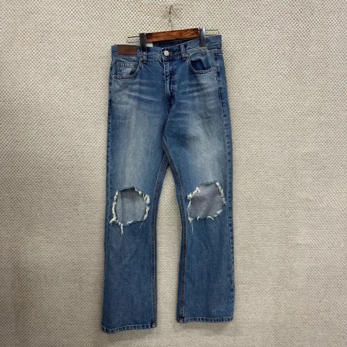 앤더슨벨 캐주얼 찢청 데님 청바지 S D10823 상품이미지1