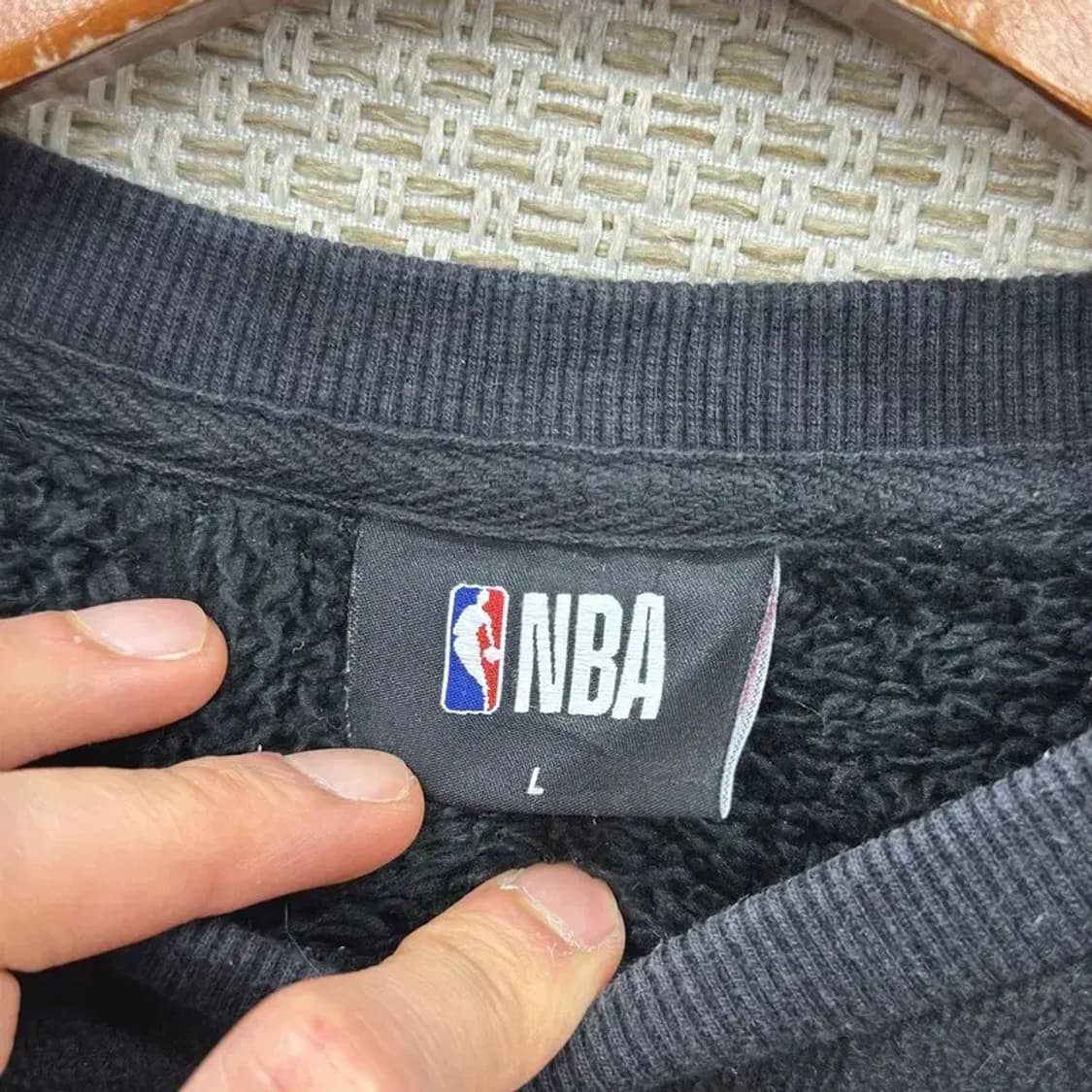 NBA 자수로고 기모 스웻셔츠 맨투맨 100 D10801 상품이미지3