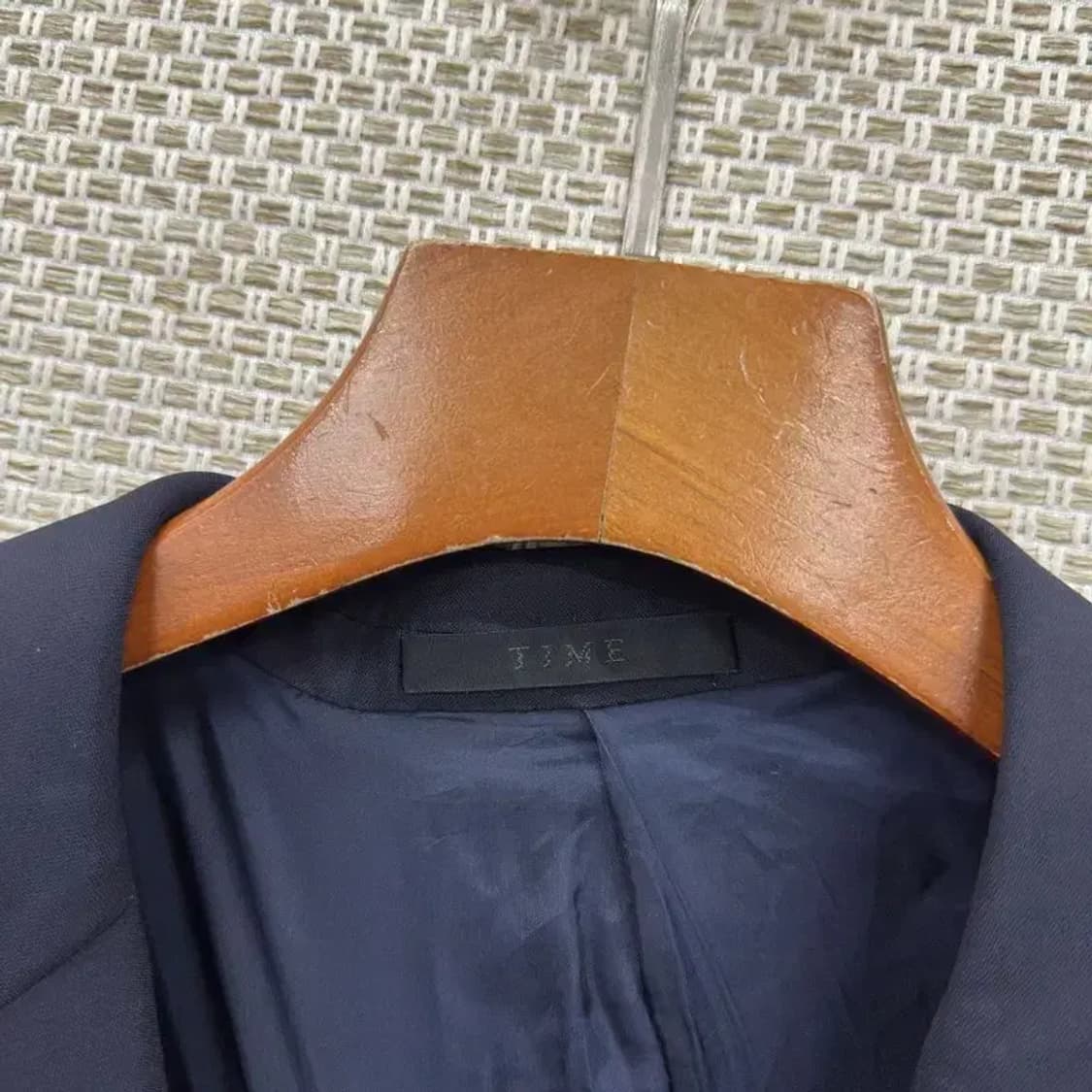 타임 한섬 네이비 울 정장자켓 블레이저 95 D10901 상품이미지3