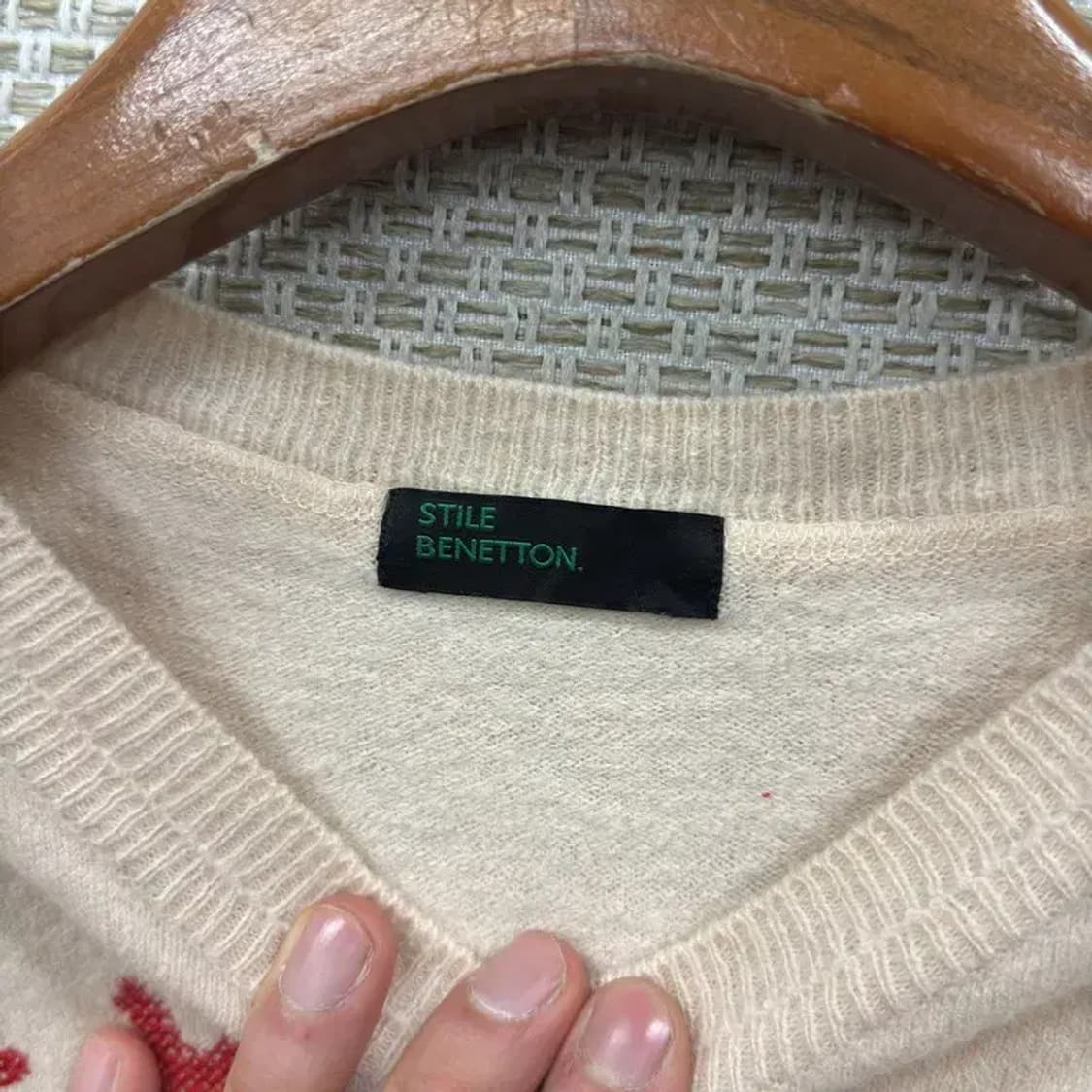 베네통 캐쥬얼 울 니트 95 D10961 상품이미지3