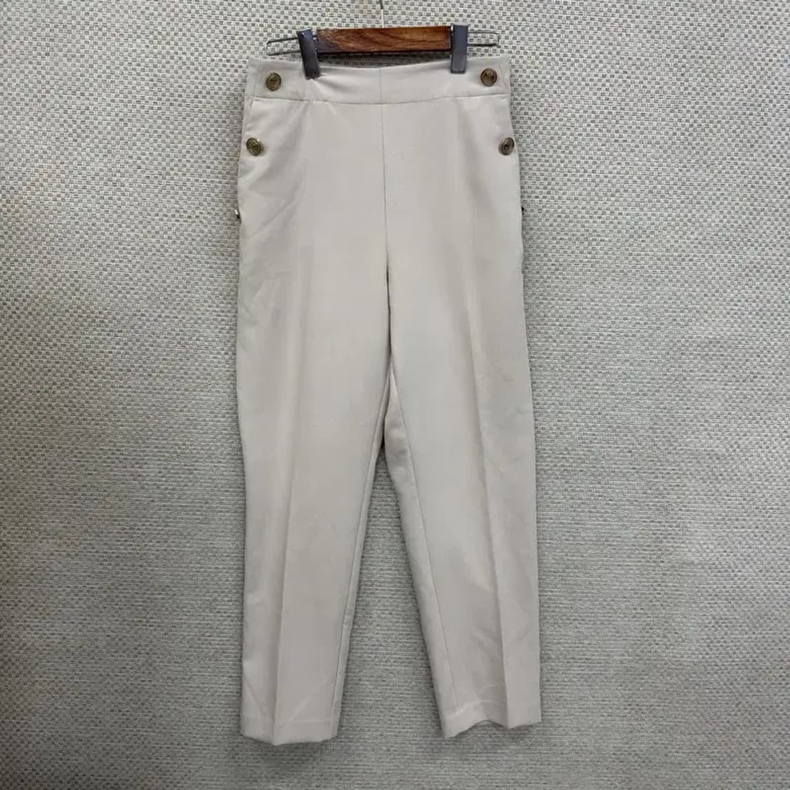 자라 ZARA 캐쥬얼 밴딩 슬랙스 바지 M D10986 상품이미지1