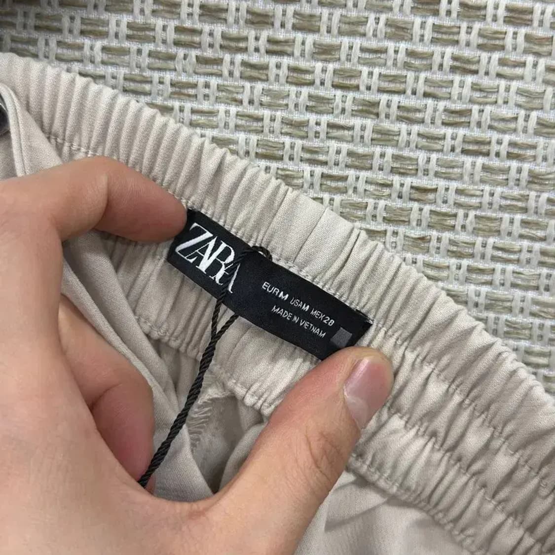 자라 ZARA 캐쥬얼 밴딩 슬랙스 바지 M D10986 상품이미지3