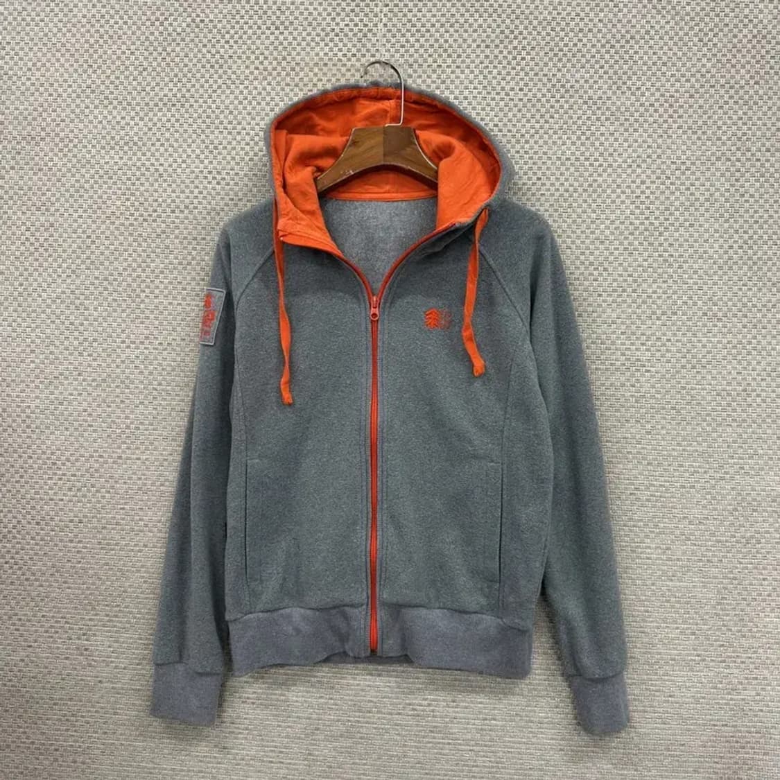 코오롱스포츠 아웃도어 자수로고 약기모 져지 후드집업 90 D11037 상품이미지1