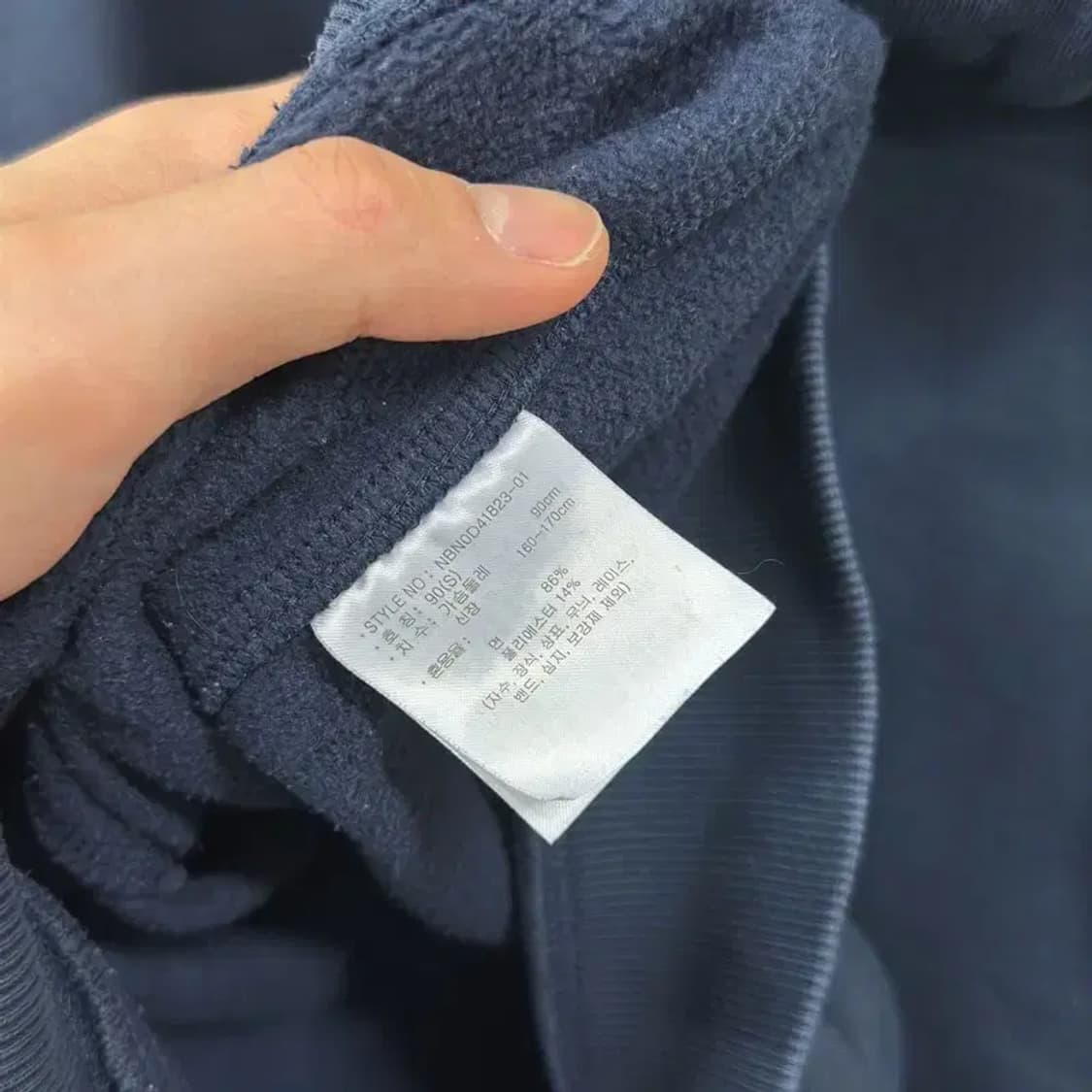 뉴발란스 캐주얼 오버핏 약기모 후드티 100 D11046 상품이미지4