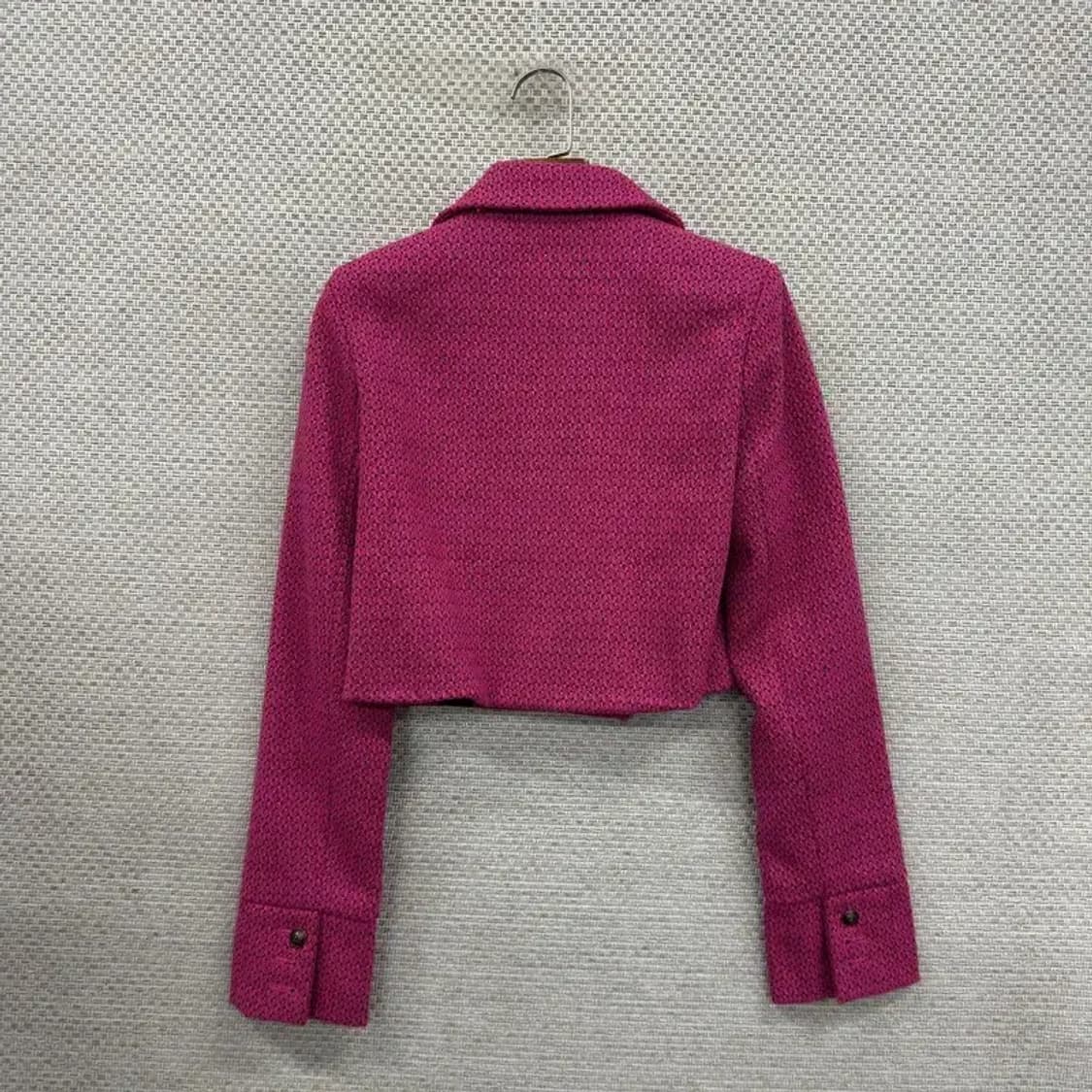 자라 ZARA 패턴 크롭 블레이저 자켓 85 D11048 상품이미지2