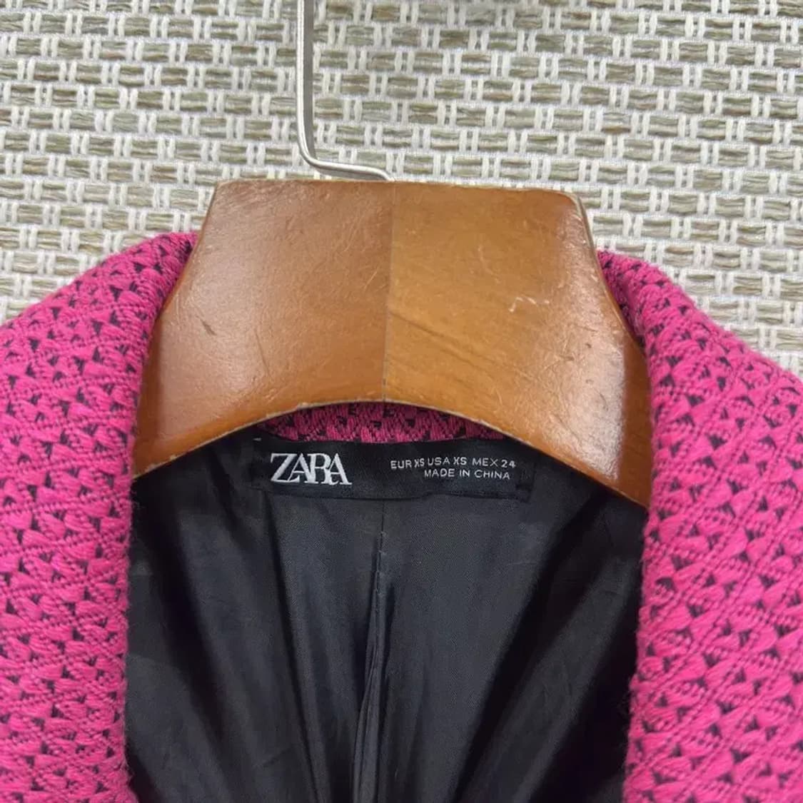 자라 ZARA 패턴 크롭 블레이저 자켓 85 D11048 상품이미지3