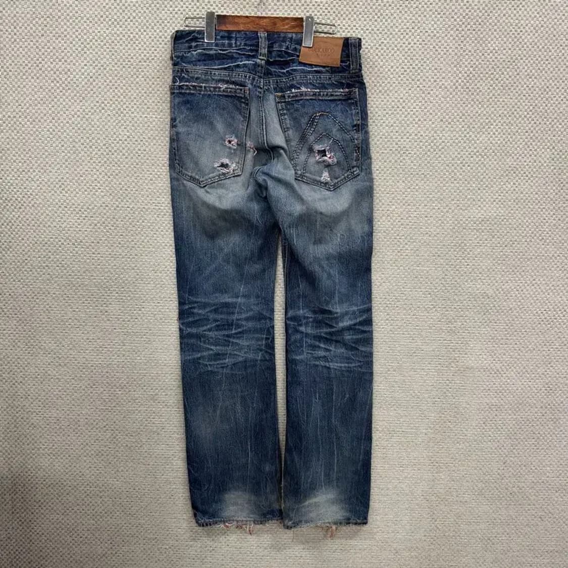 버커루 스트릿 디스트로이드진 데님 청바지 30인치 D11143 상품이미지2